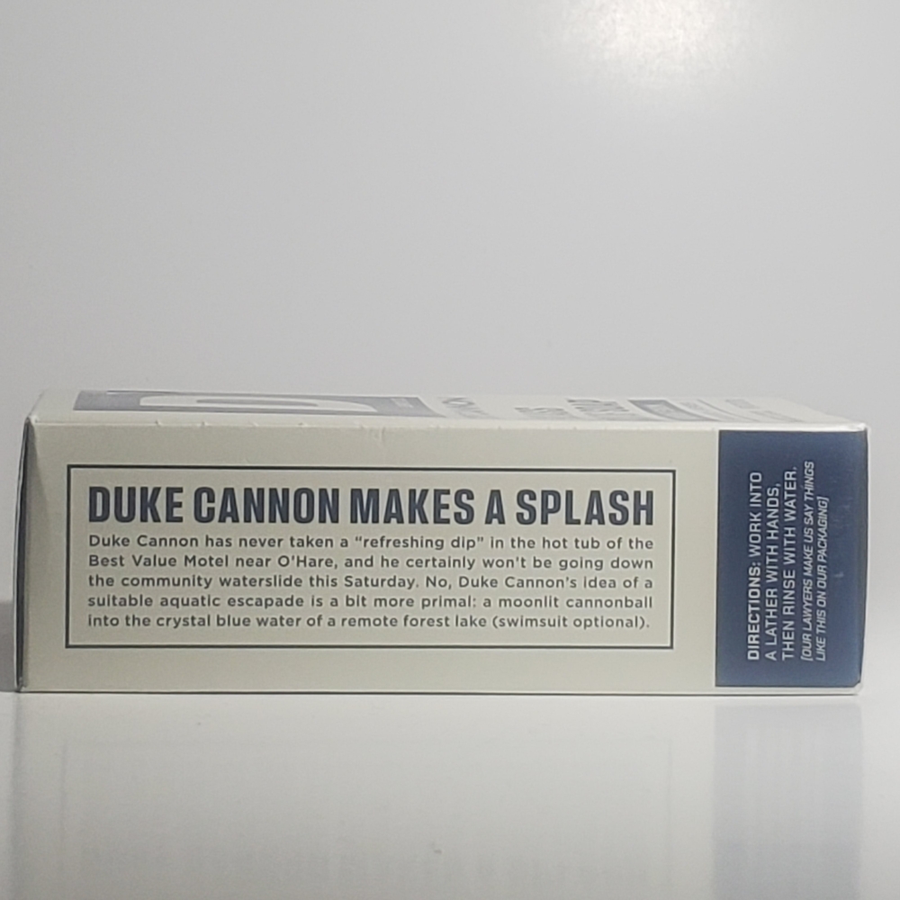 Duke Cannon Big Brick of Soap -- Midnight Swim Sandalwood & Lavender 10 oz. NEW - Picture 4 of 6